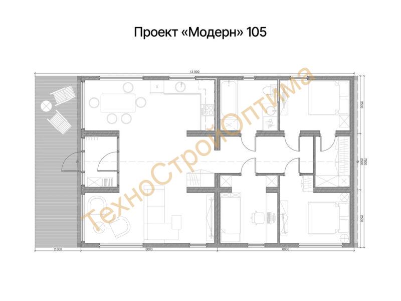 Модульный дом 
